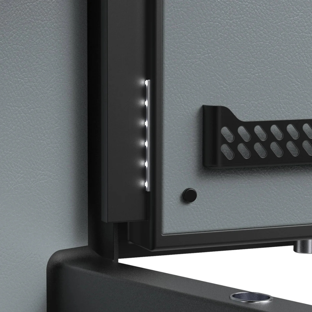 RPNB Black Smart Touch Screen Biometric Fingerprint Deluxe Nightstand Safe - RPHS60