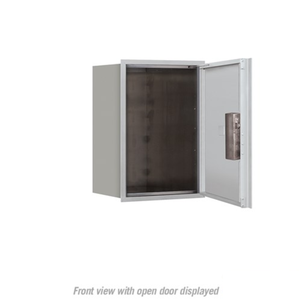 Salsbury 6 Door High Recessed Mounted 4C Horizontal Parcel Locker | 1 Parcel Locker with USPS Access - Front Loading