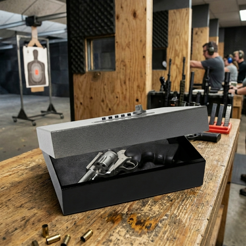 V-Line Top Draw XD Pistol Safe With Heavy Duty Lock Cover 2912-S XD BLK