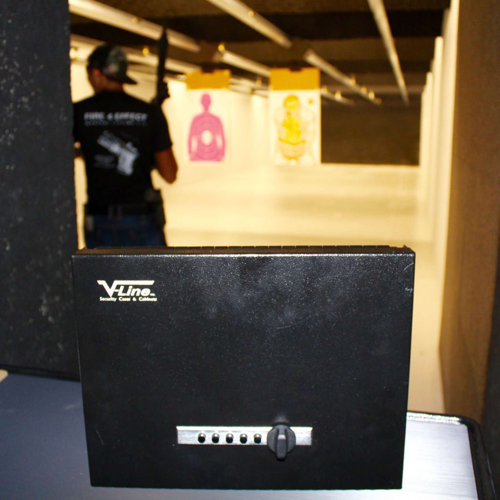 V-Line Top Draw XD Pistol Safe With Heavy Duty Lock Cover 2912-S XD BLK