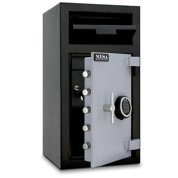 Mesa MFL2714EILK Depository Safe | B-Rated | Front Loading with Interior Locker | Electronic Lock