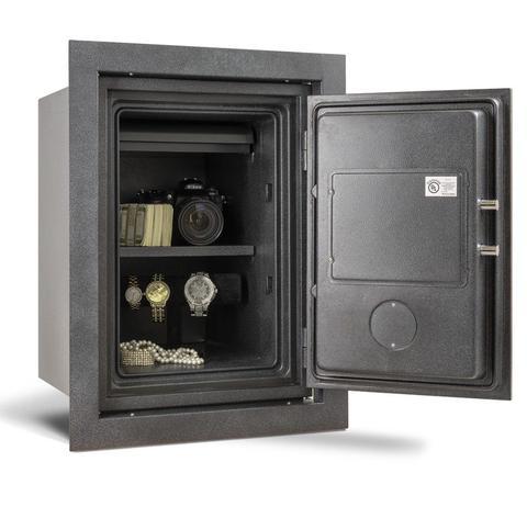 AMSEC WFS149E5LP Fireproof Wall Safe Door Wide Open Full