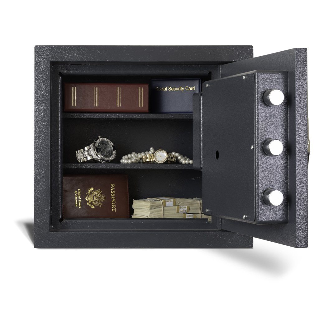 AMSEC WS1214E5 Wall Safe Door Open Full 2
