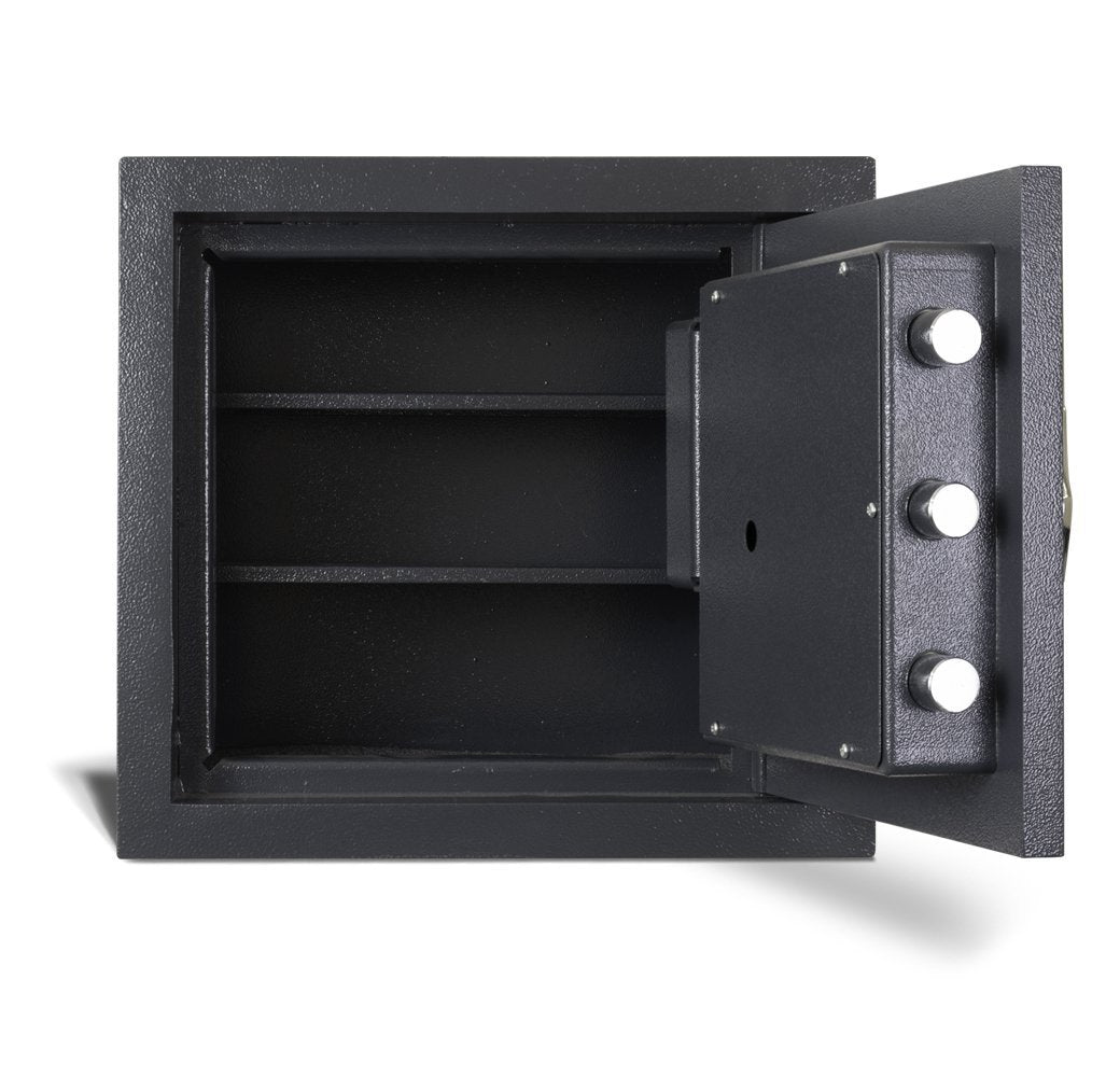 AMSEC WS1214E5 Wall Safe Door Open Empty with Shelves