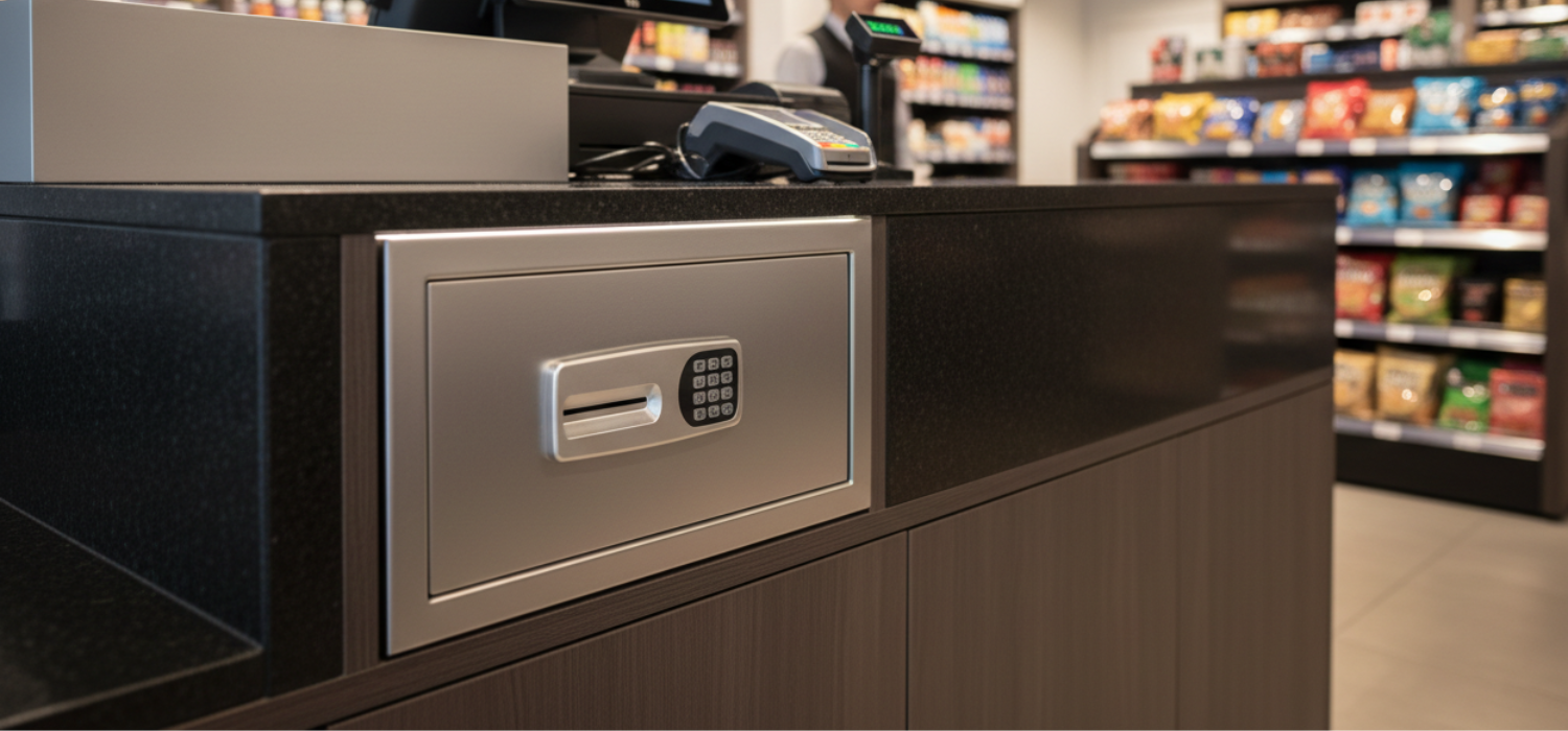 Secure Zoned -Cash Drop Safes for Convenience Stores