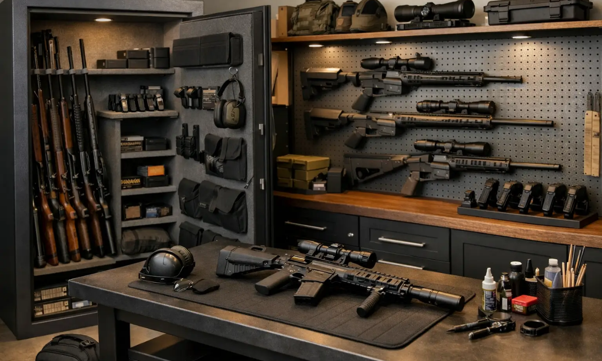 Gun Room Setup Example: Safe, Practical Layout