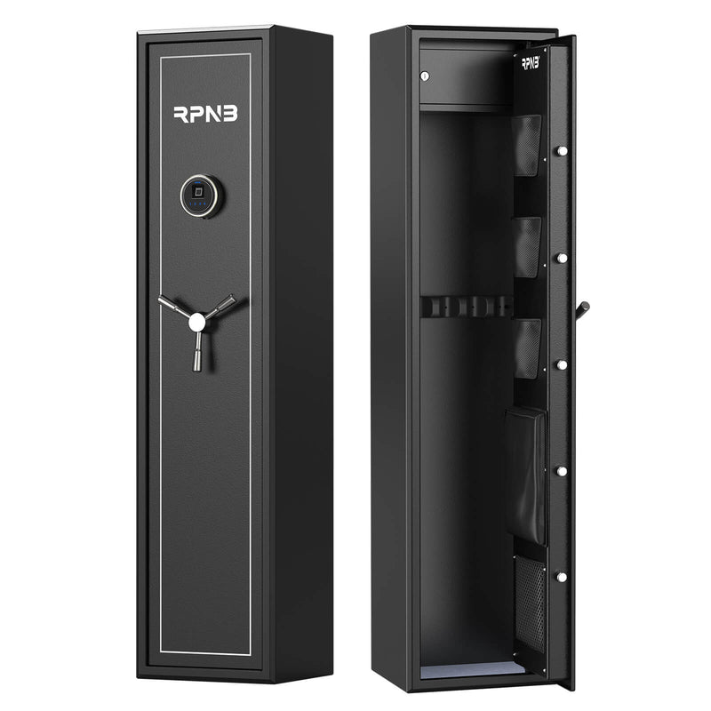 RPNB Biometric 5 Rifle Gun Large Storage Cabinet with Electronic Digital Lock for Quick Entry-RP5FR