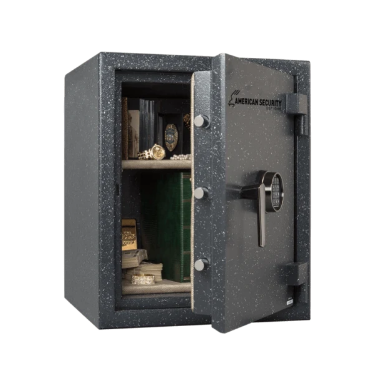 AMSEC BF2116 Burglar and Fire Safe - Open Door Interior View