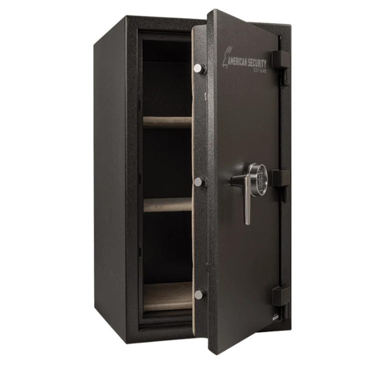 AMSEC BF3416 Burglar and Fire Safe - Open Door Interior View