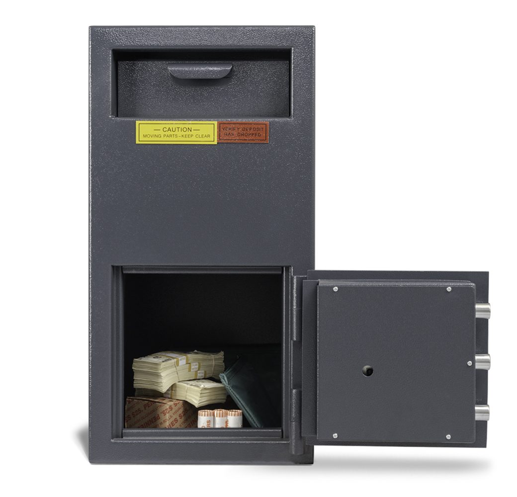 AMSEC DSF2714E1 Front Load Depository Safe Closed Door