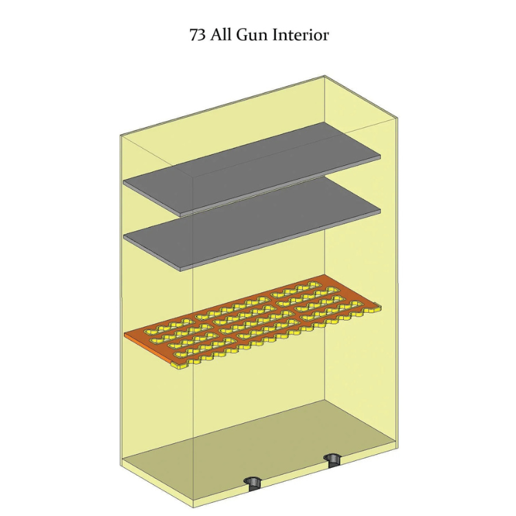 AMSEC BFX7250 Gun Safe | UL RSC I Certified | 2 Hour Fire Rating | 44 Gun Capacity