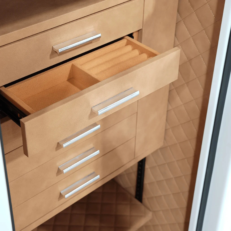 AMSEC JS4020E5 Jewelry Safe with Electronic Lock | 45 Minute Fire Rating | 6 Drawer