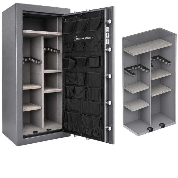 AMSEC BFX6030 Gun Safe | UL RSC Certified | 2 Hour Fire Rating | 24 Gun Capacity