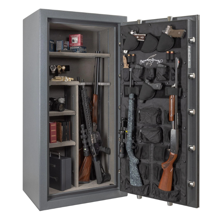 AMSEC NF6032 Gun Safe with Electronic Lock | UL RSC Certified | 90 Minute Fire Rating | 20 Gun Capacity