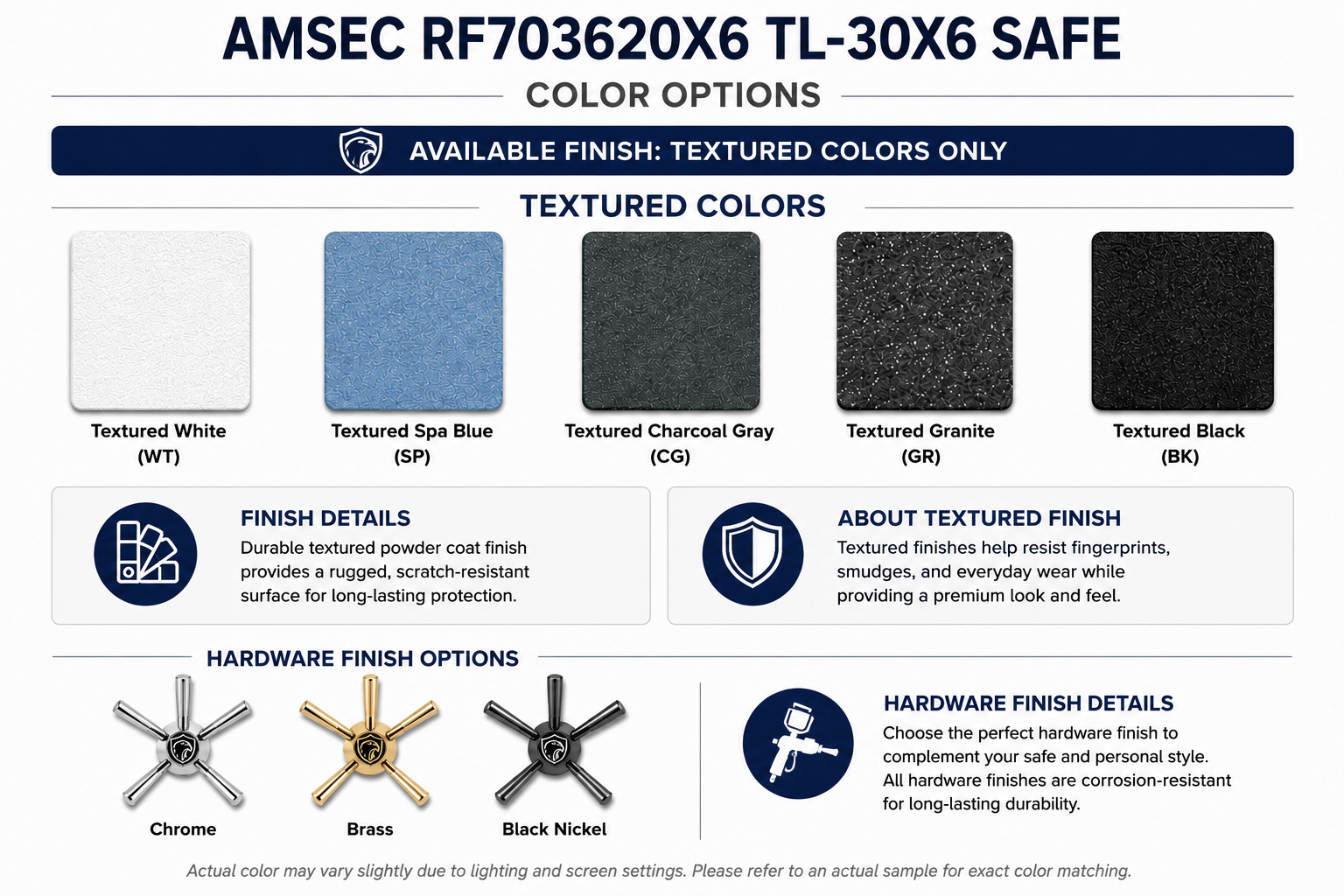 AMSEC RF703620X6 TL-30X6 High Security Gun Safe | 2 Hour Fire Rating | 38 Gun Capacity