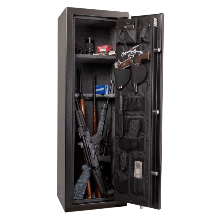 AMSEC TF5517 Gun Safe with Electronic Lock | CA DOJ Certified | 60 Minute Fire Rating | 14 Gun Capacity