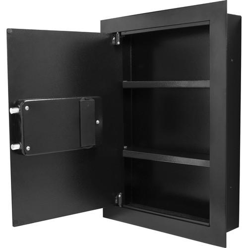 Barska Ax13034 Left Opening Biometric Wall Safe