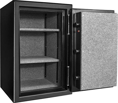 Barska Ax12674 4.40 Cubic Foot Fireproof Vault Safe, Black