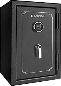 Barska Ax12674 4.40 Cubic Foot Fireproof Vault Safe, Black
