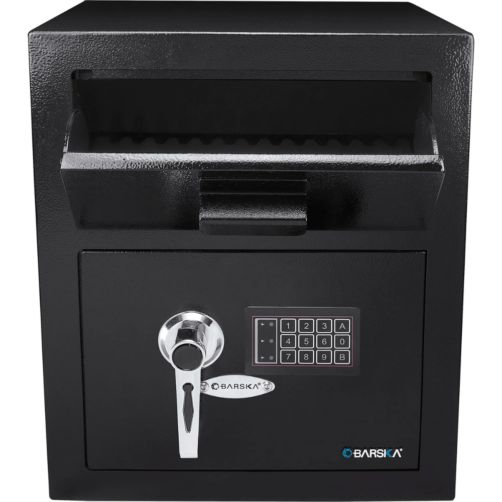 Barska AX11930 Large Keypad Depository Safe | 2 PIN Codes