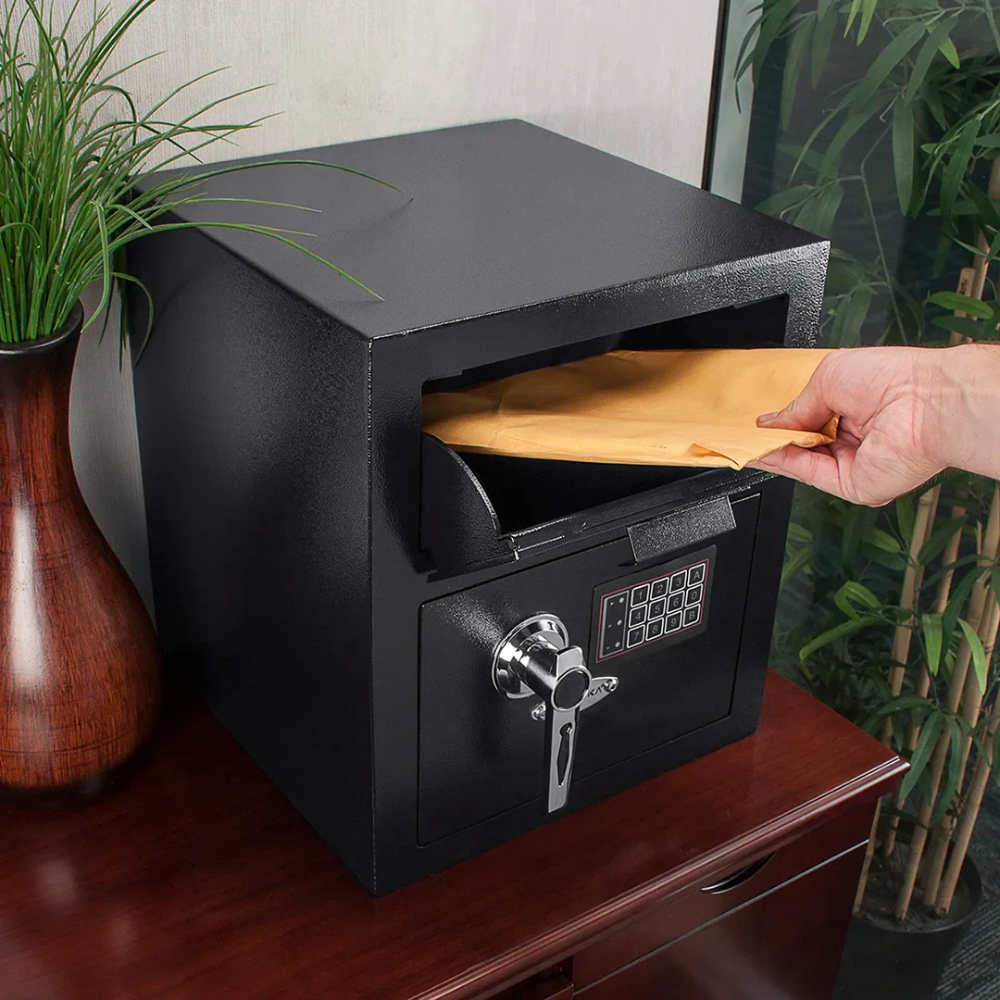 Barska AX11932 Standard Keypad Depository Safe |  2 PIN Codes