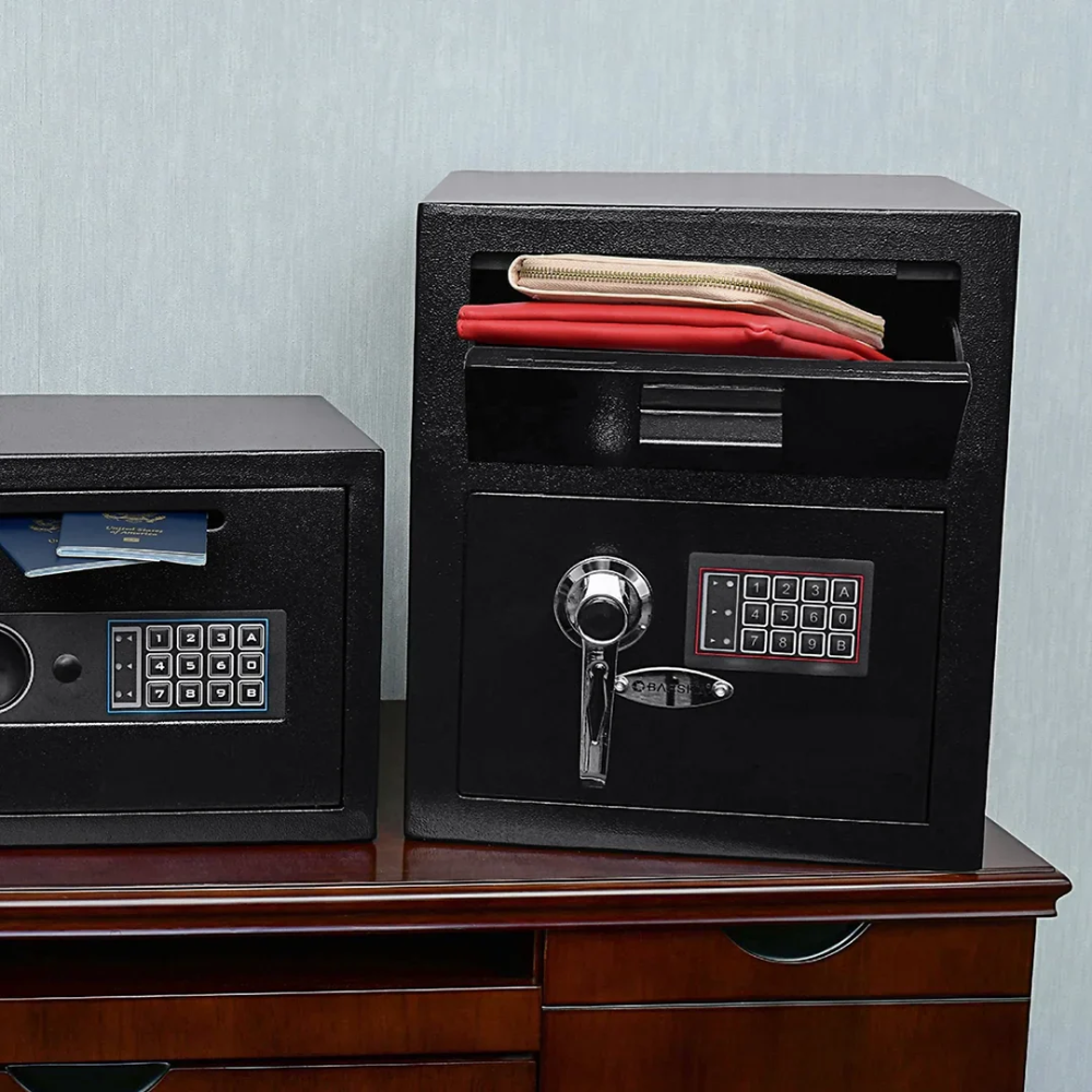 Barska AX11932 Standard Keypad Depository Safe |  2 PIN Codes