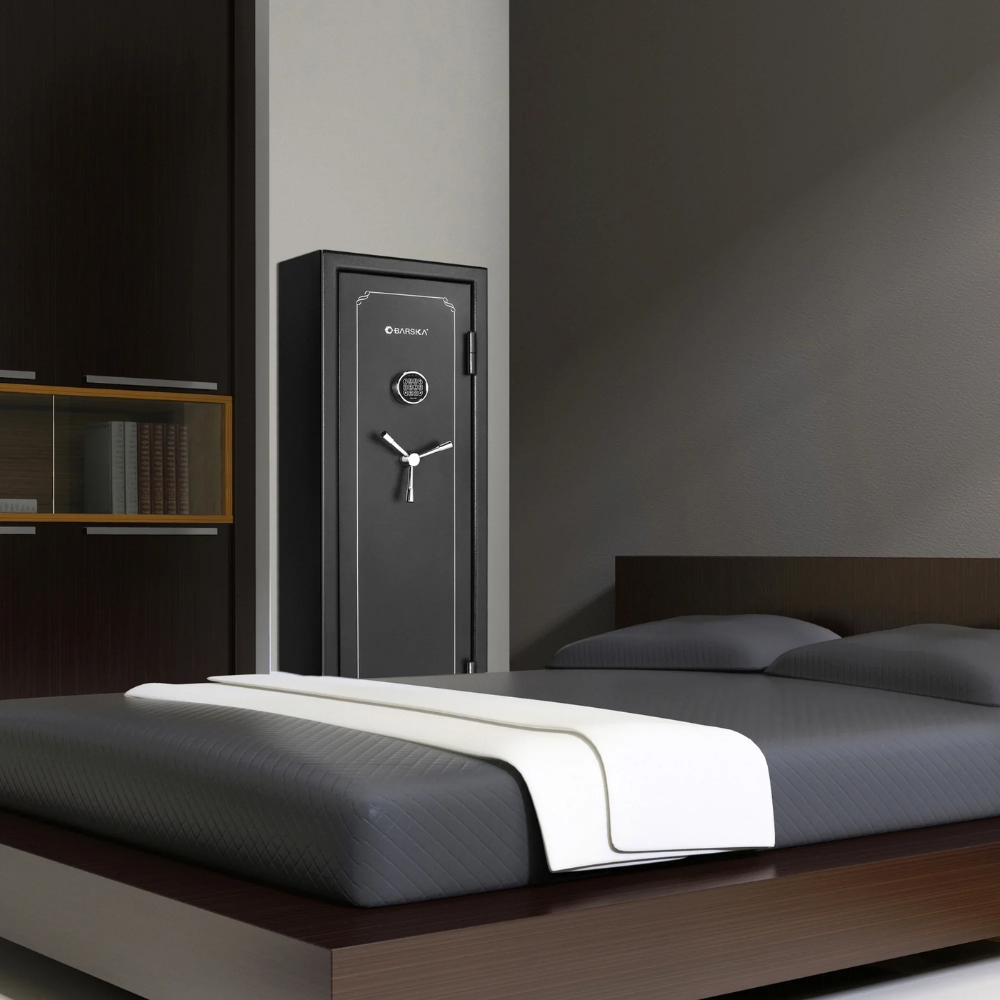 Barska AX12216 Fire Safe Vault | Key Lock | 40 Minute Fire Rating | 14 Gun Capacity