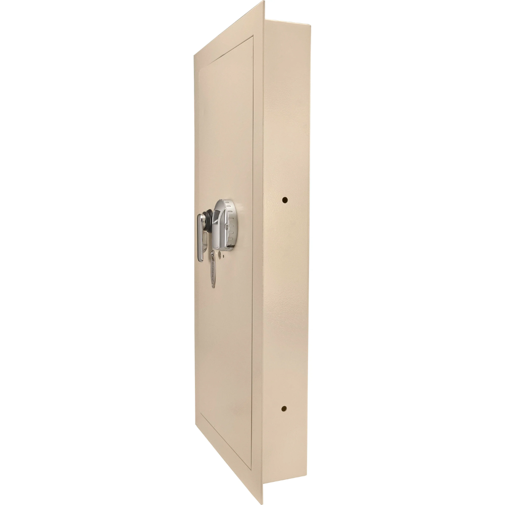Barska AX12880 Biometric Wall Safe (Left or Right Hand Swing) | Biometric & Key Lock