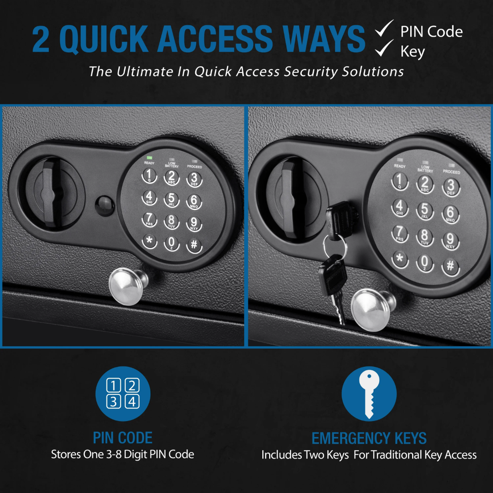 Barska AX13090 1.2 Cubic Ft Keypad Security Safe | Keypad & Key Lock