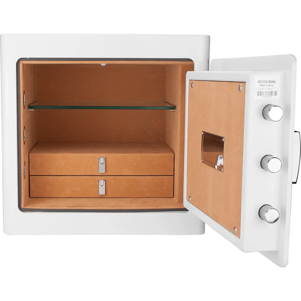 Barska AX13104 Jewelry Safe with Digital Lock Description | Pin Code & Key Lock | 30 Minute Fire Rating