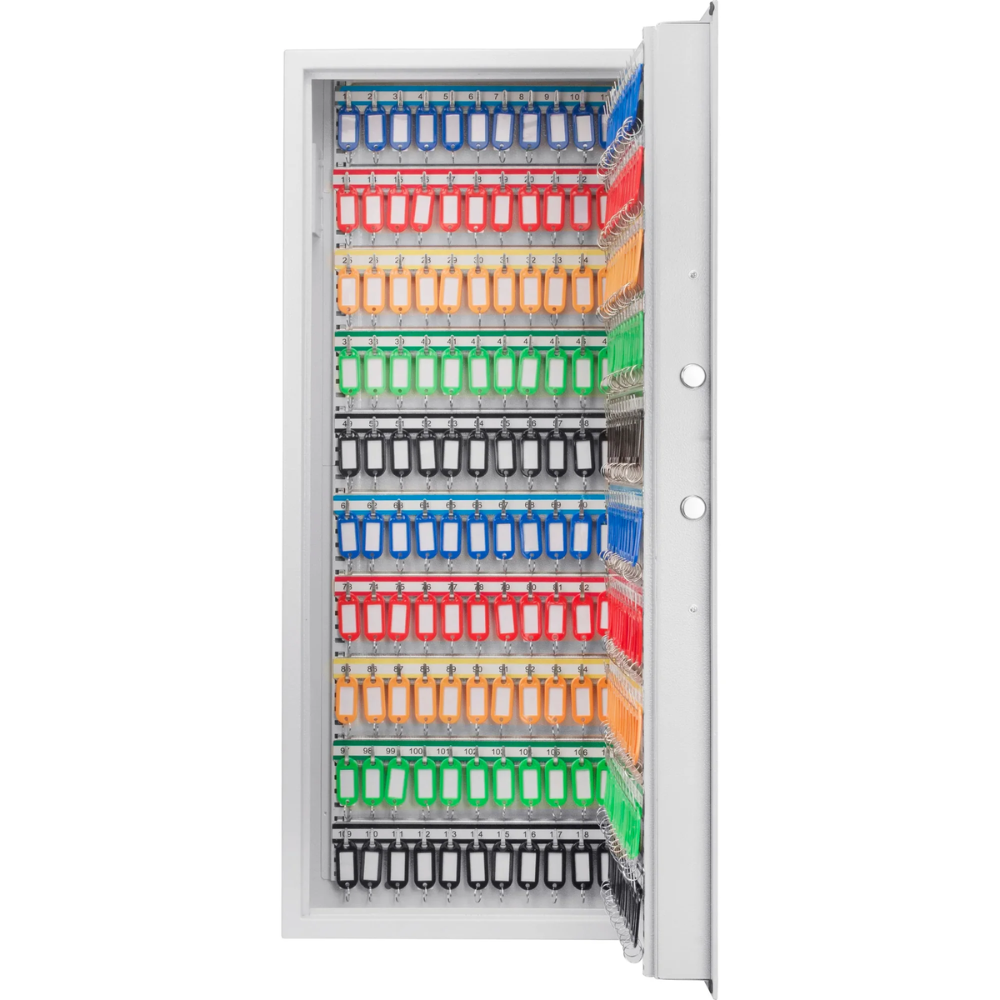 Barska AX13368 240 Key Wall Mounted Key Cabinet With Digital Lock | Keypad & Key Lock