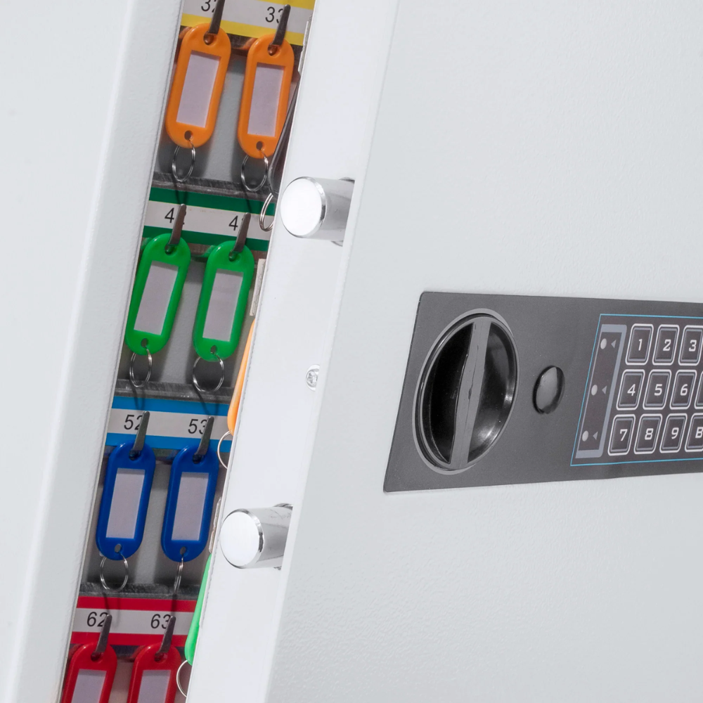 Barska AX13368 240 Key Wall Mounted Key Cabinet With Digital Lock | Keypad & Key Lock