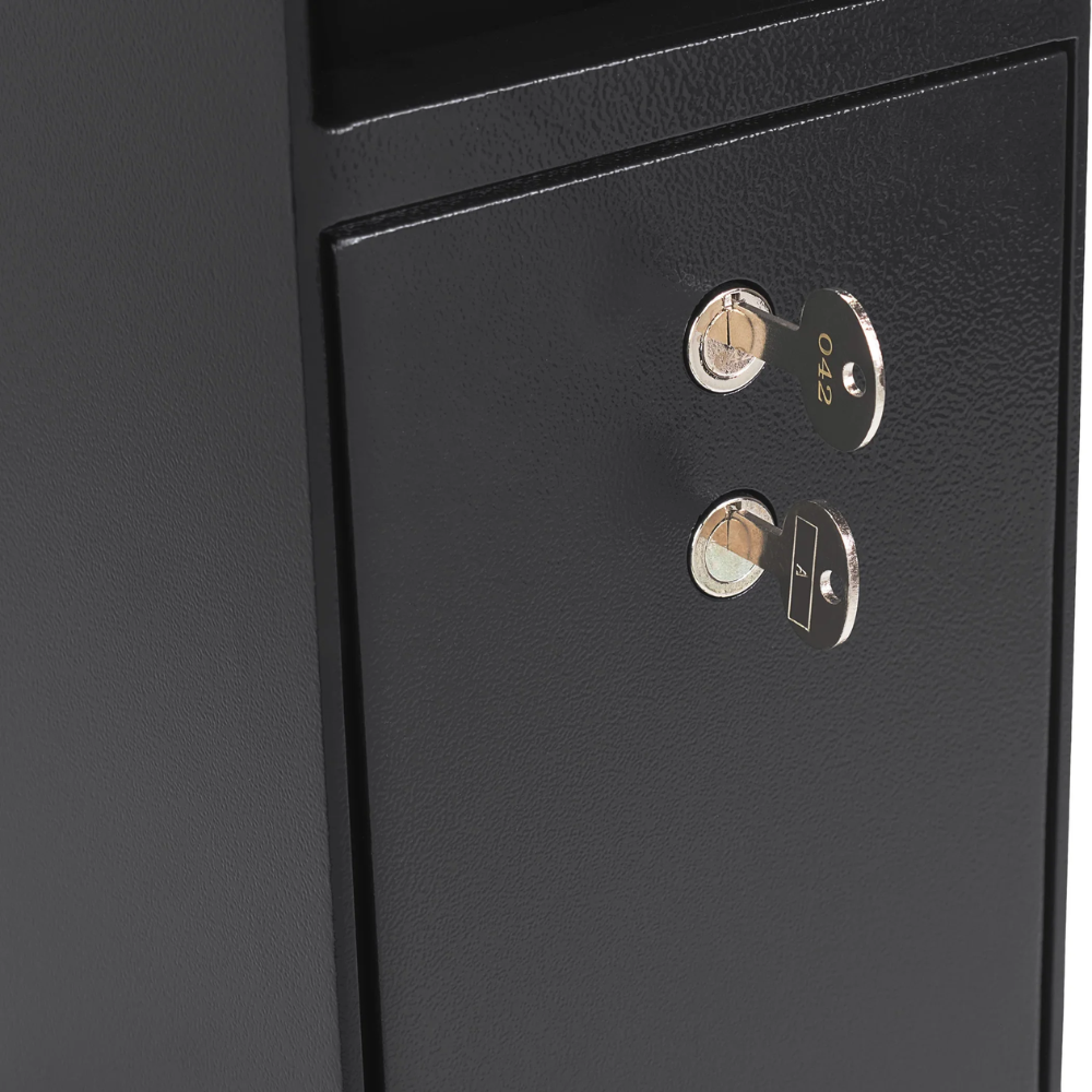 Barska AX13558 Dual Key Undercounter Safe | Key Lock
