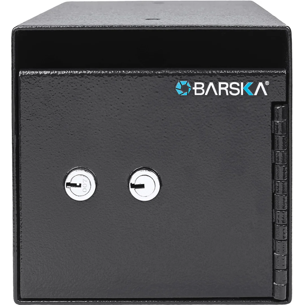 Barska AX13708 Dual Key Under Counter Safe | Key Lock