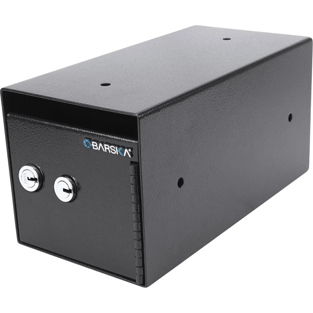 Barska AX13708 Dual Key Under Counter Safe | Key Lock