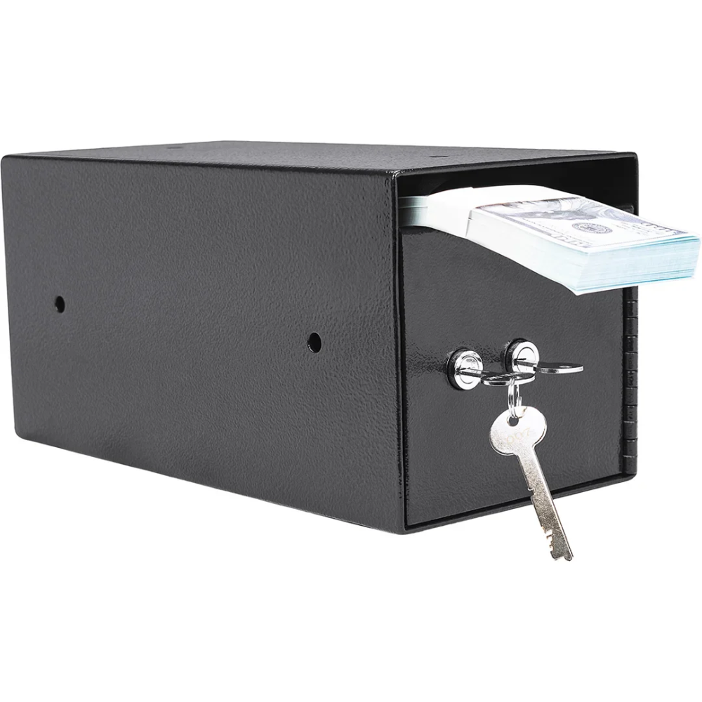 Barska AX13708 Dual Key Under Counter Safe | Key Lock