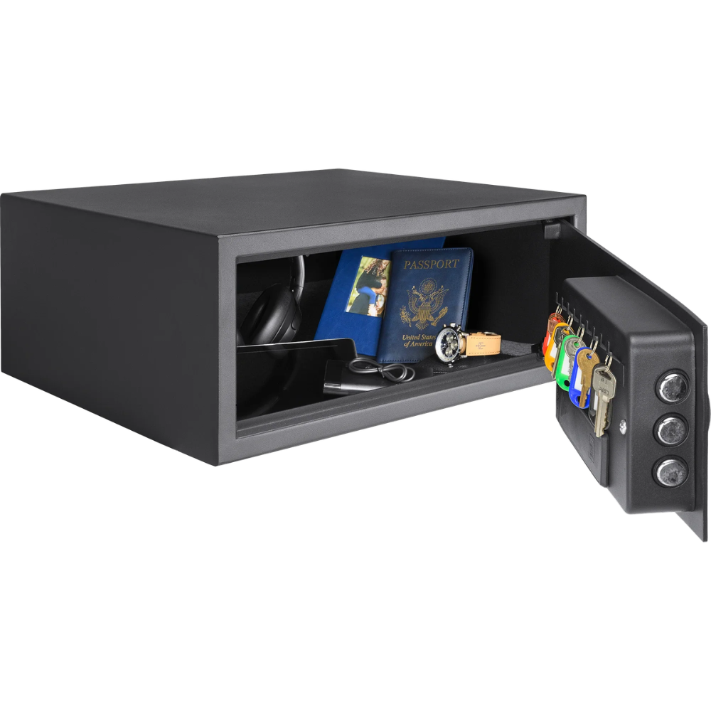 Barska AX13750 WardenLight LED Digital Keypad Safe | Keypad & Key Lock