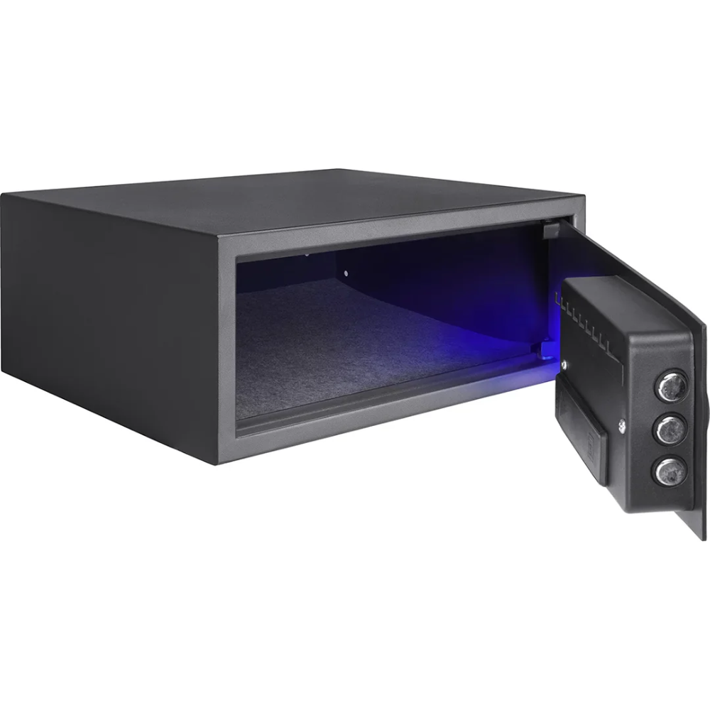 Barska AX13750 WardenLight LED Digital Keypad Safe | Keypad & Key Lock