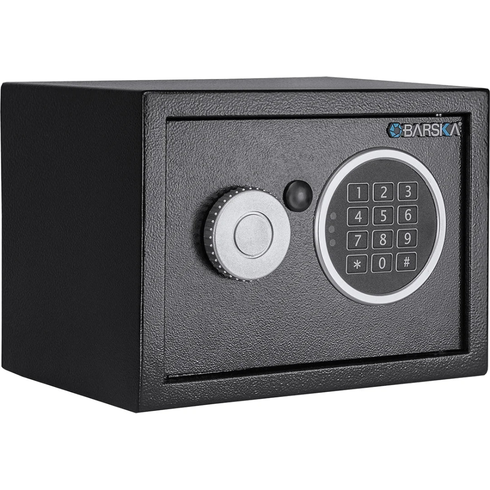 Barska AX13942 Digital Keypad Security Safe | Keypad & Key Lock