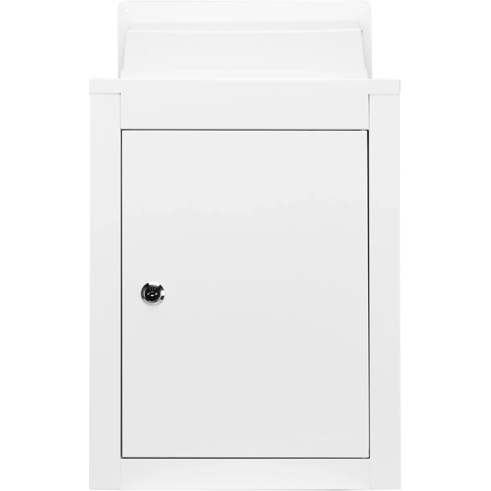 Barska CB13954 Through-The-Wall Drop Box with Adjustable Chute | Key Lock
