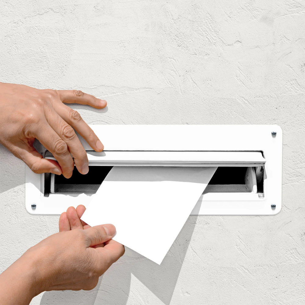 Barska CB13954 Through-The-Wall Drop Box with Adjustable Chute | Key Lock