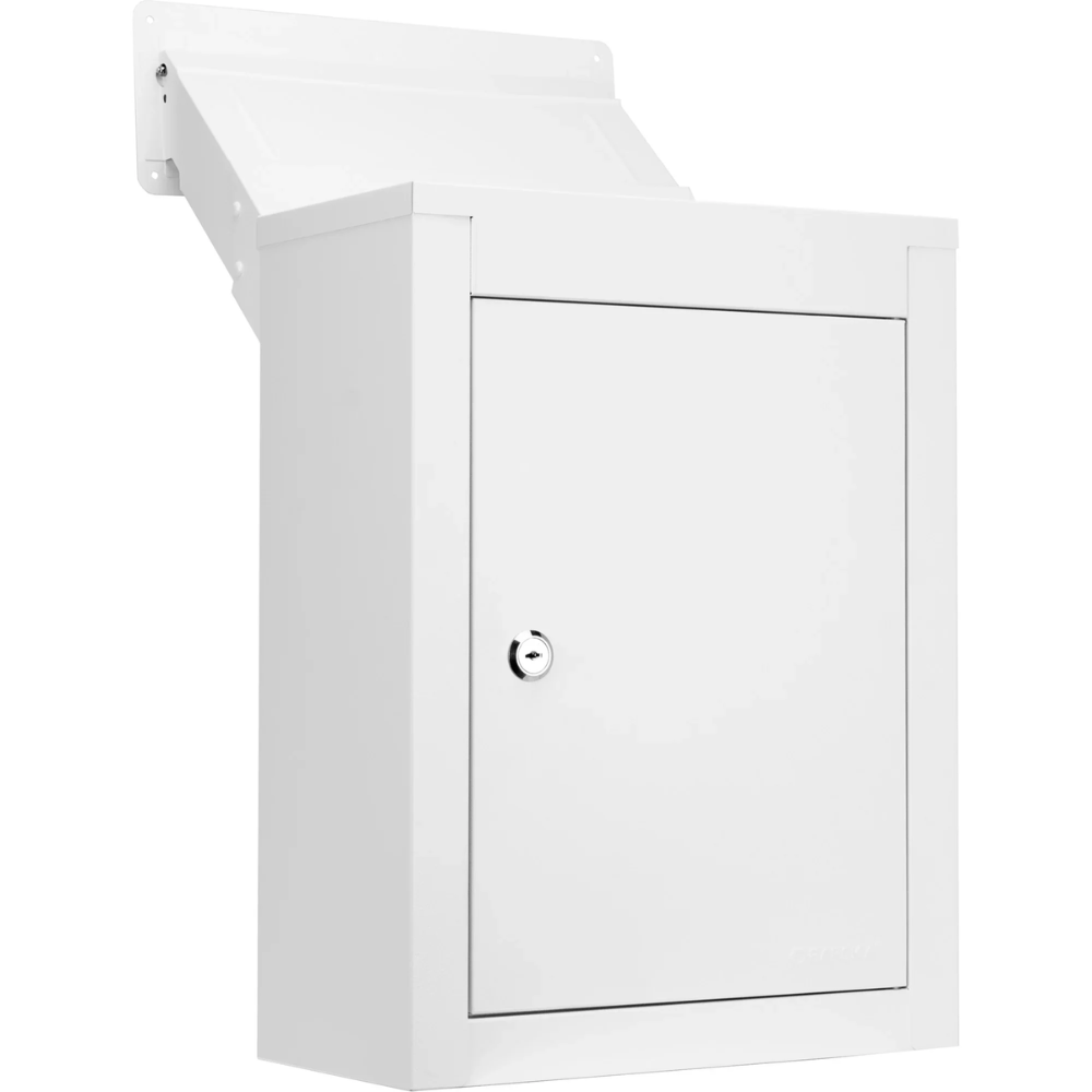 Barska CB13954 Through-The-Wall Drop Box with Adjustable Chute | Key Lock