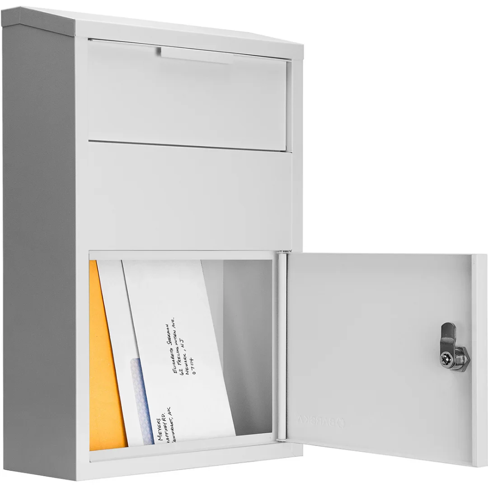 Barska CB13956 Large Locking Wall Mount Drop Box | Key Lock
