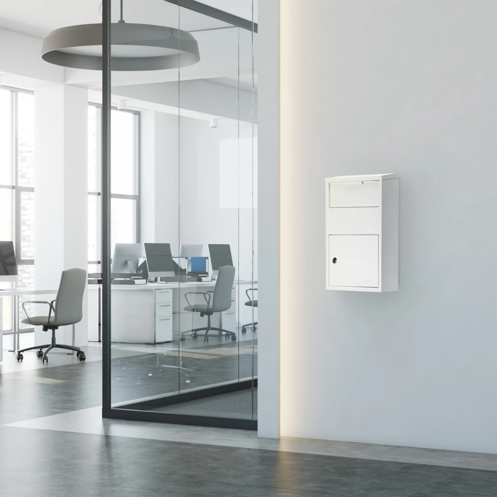 Barska CB13956 Large Locking Wall Mount Drop Box | Key Lock