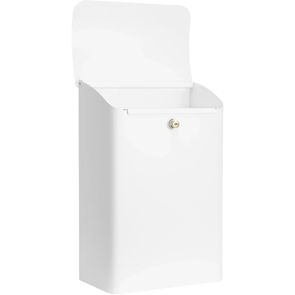 Barska CB14074 Wall-Mount Top Opening Mail Drop Box | Key Lock