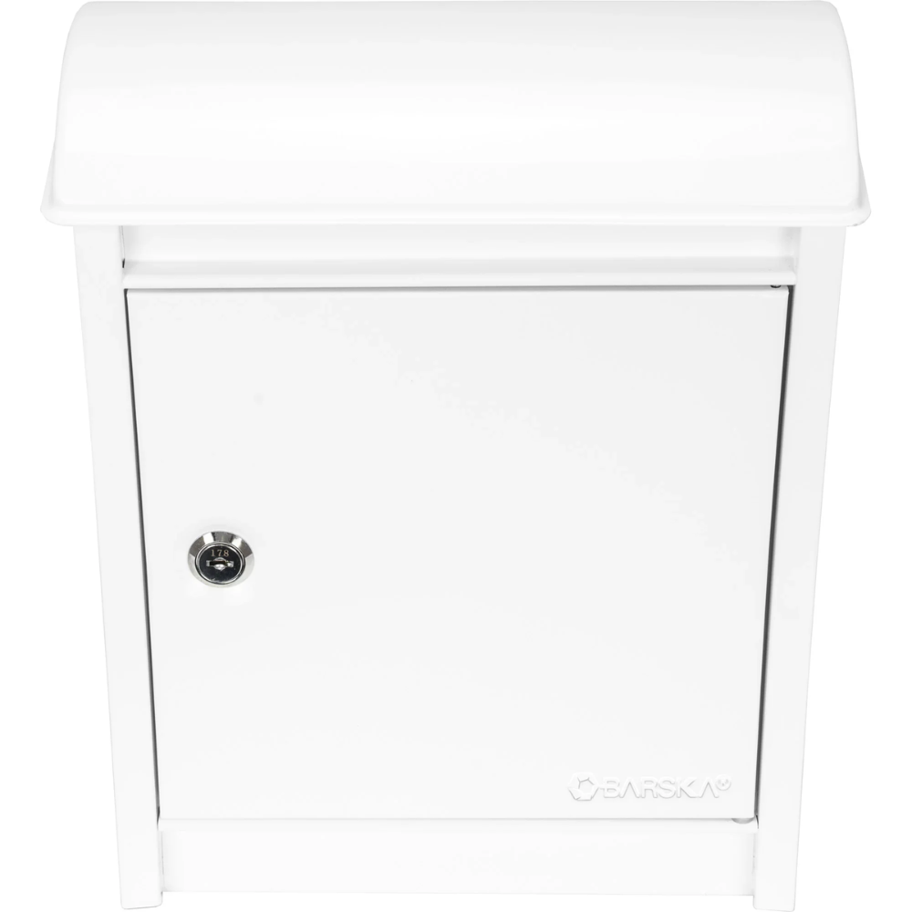 Barska CB14076 Wall Mount Mail Drop box with Flap | Key Lock