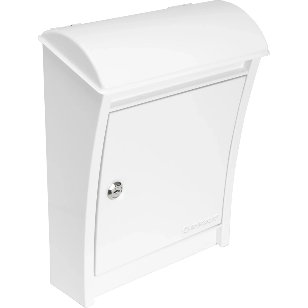 Barska CB14076 Wall Mount Mail Drop box with Flap | Key Lock