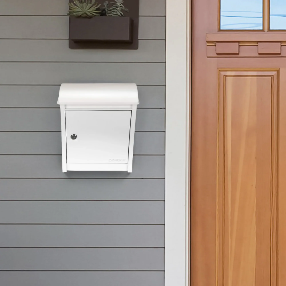 Barska CB14076 Wall Mount Mail Drop box with Flap | Key Lock