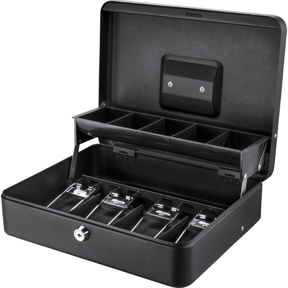 Barska Cb13054 12" Register Style Cash Box With Key Lock