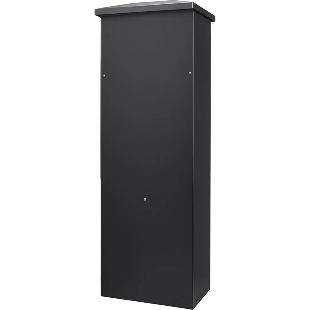 Barska Cb13332 Black Parcel Mailbox With Package Compartment Mpb-600 | Key Lock